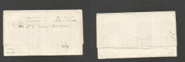 BOLIVIA. 1858 (8 Oct) Tupiza - Salta, EL With Text, Doble Stline TUPIZA + FRANCA. Fine. SALE. - Bolivië