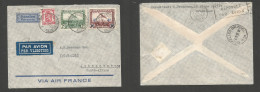 Belgium - XX. 1936 (4 May) Bruxelles - South Africa, Joburg. Air Multifkd Envelope At 6,25 Fr Rate. VF Usage + Better De - Otros & Sin Clasificación