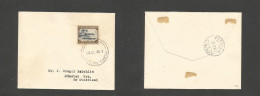 BC - Samoa. 1936 (28 Oct) WS, Apia - Switzerland, Munster (27 Nov) Single 4d Fkd Env, Cds. Fine. SALE. - Other & Unclassified