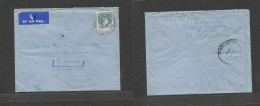 BC - Nigeria. 1949 (28 Sept) Okigwi - Denmark, Odense 1sh3d Single Air Fkd Envelope, Scarce Po Origin. Reverse Transited - Other & Unclassified