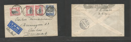 BC - Kenya. 1955 (4 May) KUT, Ruiru - Denmark, Aarthus (10 May) Air Multifkd Env At 75c Rate, Tied Depart Cds (xxx) VF.  - Other & Unclassified