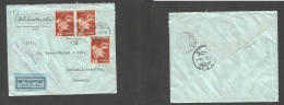 AUSTRIA - XX. 1937 (2 Nov) Wien 1 - Switzerland, Zurich. Air Multifkd Comercial Usage, But Sent By Railway As Mail Was F - Other & Unclassified