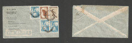 Argentina - XX. 1940 (5 Aug) Buenos Aires - Joburg, South Africa. Air Multifkd Env At 0,95 Pesos Rate. Fine + Dest. SALE - Other & Unclassified
