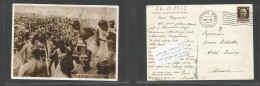 Italy - XX. 1938 (26 July) Riccione Marina - Alassia. Fkd Ppc Of Duce Taking A Swimm. Interesting. SALE. - Non Classés