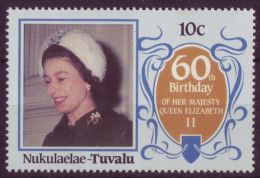 Océanie - Tuvalu - Nukulaelae - 60th Birthday Of Her Majesty Queen Elisabeth II  - 7337 - Tuvalu