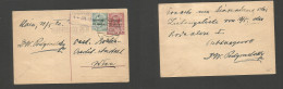 ITALY. 1920 (21 May) Venezia. Ovptd Issue. Knih - Austria, Wien. Censor Multifkd Ppc. Former Austria Stat Card. SALE. - Unclassified