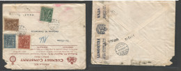 HUNGARY. 1943 (18 Aug) Budapest - Switzerland, Geneva (21 Aug) Watch Illustrated Multifkd WWII Censored Envelope Vachero - Sonstige & Ohne Zuordnung