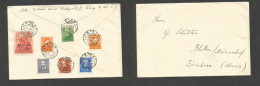 HUNGARY. 1939 (18 March) Budapest - Switzerland, Zurich. Reverse Multifkd Envelope, Mixed Issues. VF. SALE. - Andere & Zonder Classificatie
