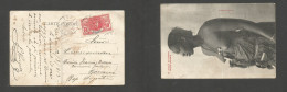 FRC - Senegal. 1913 (12 Aug) Dakar - Argentina, Rosario De Santa Fe. Fkd Ppc. Femme Bambara. Better Dest Usage. SALE. - Autres & Non Classés