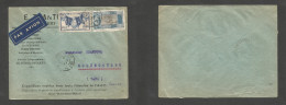 FRC - Guinea. 1937 (6 June) AOF. Conarkry - France, Taru. Air Comercial Multifkd Env Incl. International Expo, Cds. SALE - Other & Unclassified