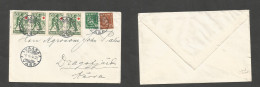FINLAND. 1941 (6 Oct) Vaasa - Kaira, Dragsfjard. Red Cross Issue. Multifkd Envelope. VF. SALE. - Sonstige & Ohne Zuordnung