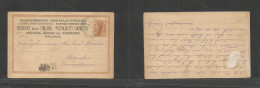 FINLAND. 1881 (21 May) TPO Cds. 10 Pf Light Brown Stat Card. Usage To Helsingfors. Early Usage. SALE. - Andere & Zonder Classificatie