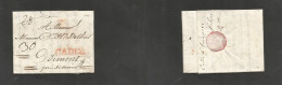 E-PREFILATELIA. 1788 (6 June) Cadiz - Dimont, Verviers, Belgium. Carta Con Texto Marca Salida CADIZ En Rojo Y Cargos Mod - Autres & Non Classés