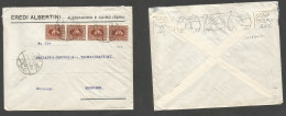 EGYPT. 1932 (31 Dec) Cairo, Alexandria TPO - Germany, Munich. Multifkd Env, Tied Bilingual Cds. VF. SALE. - Other & Unclassified