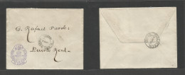 E-ALFONSO XIII. 1909 (25 Mayo) Franquicia Dr. Thebussem. Medina Sidonia, Cadiz - Puerto Real. Preciosa Estampacion. SALE - Andere & Zonder Classificatie