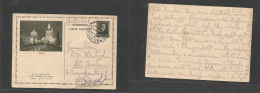 CZECHOSLOVAKIA. 1932 (9 Aug) Kosten - Styrsko, Austria. Local Praha Illustr 1,20k Stat Card. Fine Used. SALE. - Other & Unclassified