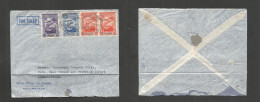 PORTUGAL-MOZAMBIQUE. 1939 (4 Febr) GPO - S. Africa, Joburg. Air Comercial Multifkd Envelope At 1,400 Esc Rate, Tied Hexa - Andere & Zonder Classificatie