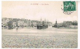 34 SETE CETTE   LES DOCKS  1908 - Sete (Cette)