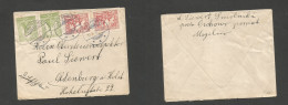 POLAND. 1927 (30 June) Orchowo - Oldenburg, Holstein, Germany. Multifkd Envelope, At 40gr Rate. VF. SALE. - Other & Unclassified