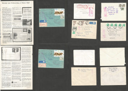 POLAND. 1981-2. Poland Uprising. Solidaridask, Selection Of 5 Fkd Covers To UK With Diff Postal Censor Cachets. Included - Andere & Zonder Classificatie