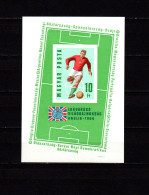 Hungary 1966 Football Soccer World Cup S/s Imperf. MNH -scarce- - 1966 – Inglaterra