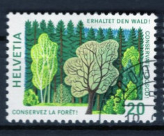 (alm10) Suisse PROTECTION NATURE FORET TREES ARBRES Obl - Other & Unclassified