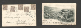 MONACO. 1902 (27 March) GPO - Germany, Altheima. Multifkd Ppc. Aesthetic Appealing Usage. SALE. - Andere & Zonder Classificatie