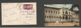 LEBANON. 1932 (23 May) Beyrouth - France, Nantuc (1 June) Fkd Ppc Ovptd Issue. Haut Comissariat. SALE. - Lebanon