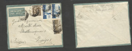 Italy Col - Somalia. 1938 (22 Aug) Air Multifkd Env To Switzerland, Zurich. Mixed Issues. VF. SALE. - Non Classés