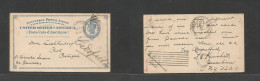 USA - Stationery. 1903 (16 Oct) Jamestown, NY - PORTUGAL, Porto Via NYC (28 Oct). 2c Blue Stat Card. Fine Used + Dest. S - Andere & Zonder Classificatie