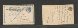 USA - Stationery. 1903 (Sept 2) Milwaukee, Wis - Australia, Freemantle, Western Austr. Reply Half Of Doble 2c Blue Stati - Altri & Non Classificati