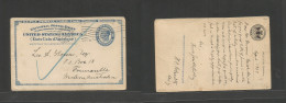 USA - Stationery. 1903 (Sept 2) Milwaukee, Wis - Australia, Freemantle, Western Austr. Reply Half Of Doble 2c Blue Stati - Other & Unclassified