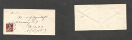 Switzerland - XX. 1927 (8 Nov) Omixon Local Unsealed Fkd Envelope. 5c Lilac, Tied Cds. XF. SALE. - Autres & Non Classés