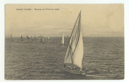 66/CPA A - Canet Plage - Barques De Peche Au Large - Canet En Roussillon