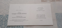 Georges Vandecasteele Geb. Staden 6/06/1931- Getr. L. De Meulenaere- Gest. Torhout 11/06/2012 - Devotion Images