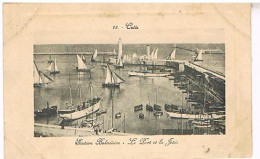 34 SETE CETTE  LE PORT ET LA JETEE - Sete (Cette)