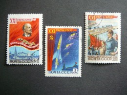 21st Communist Party Congress Space # Russia Sowjetunion USSR 1959 Used #Mi.2190/2 - Gebraucht