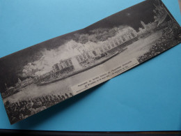 Panorama Du Terrible INCENDIE De L'Exposition Universelle De BRUXELLES ( Edit.: W.F. Uccle ) 1910 ( Zie/voir Foto 's ) ! - Expositions Universelles
