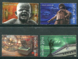 NORWAY 2000  Millenary Of Oslo Used.  Michel 1342-45 - Used Stamps