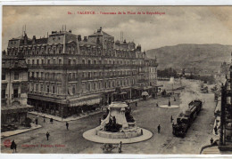 Valence Panorama De La Place De La Republique - Valence