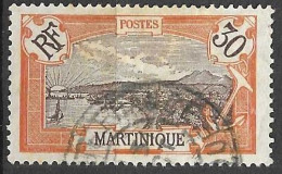 MARTINICA - 1908 - FORT DE FRANCE - 25 C. - USATO (YVERT 69 - MICHEL 64) - Used Stamps