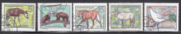 Germany Democratic Republic 1980 Stamps Issued For Endangered Animals In Fine Used - Gebraucht