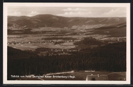 AK Brückenberg /Riesengebirge, Talblick Vom Hotel Dt. Kaiser  - Schlesien