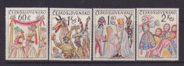 CZECHOSLOVAKIA  - 1975 Folk Customs Set Never Hinged Mint - Nuovi