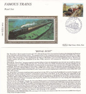 GB Engeland 1985 150 Ann GWR Famous Trains Royal Scot 22-01-1985 - Stamped Stationery, Airletters & Aerogrammes