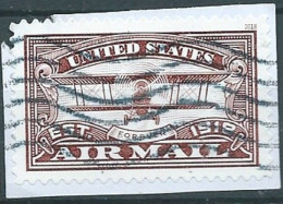 VERINIGTE STAATEN ETAS UNIS USA 2018 UNITED STATES AIRMAIL (RED STAMP) F USED ON PAPER SN 5282 MI 5530 YT 5148 - Usados