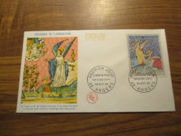 FDC - 1er Jour - France - 1965 - Tapisserie De L'Apocalypse - 1960-1969