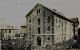 2131 - Pas De Calais -  SAINT - POL  :  LE MAGASIN  DES  TABACS   - CIRCULEE En 1916 - Saint Pol Sur Ternoise