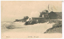 34 SETE CETTE  MER AGITEE 1912 - Sete (Cette)