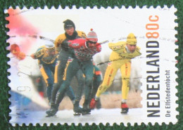 Hoogtepunten Uit De 20e Eeuw Elfstedentocht Skating NVPH 1851 (Mi 1749) 1999 Gestempeld / Used NEDERLAND / NIEDERLANDE - Gebraucht